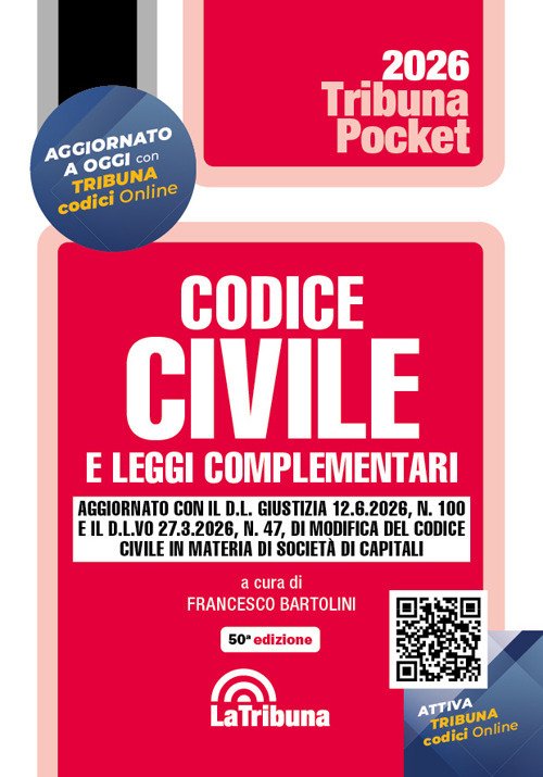 Codice civile e leggi complementari 2026