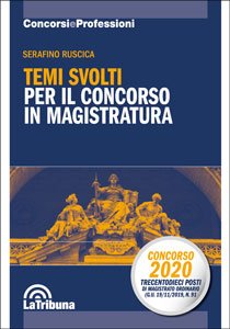 Temi svolti per il concorso in magistratura