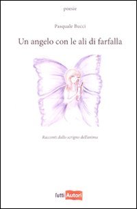 Un angelo con le ali di farfalla