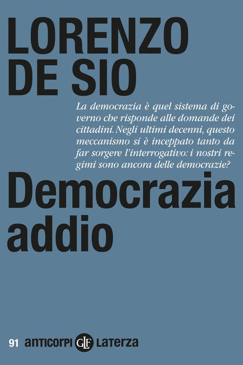 Democrazia addio