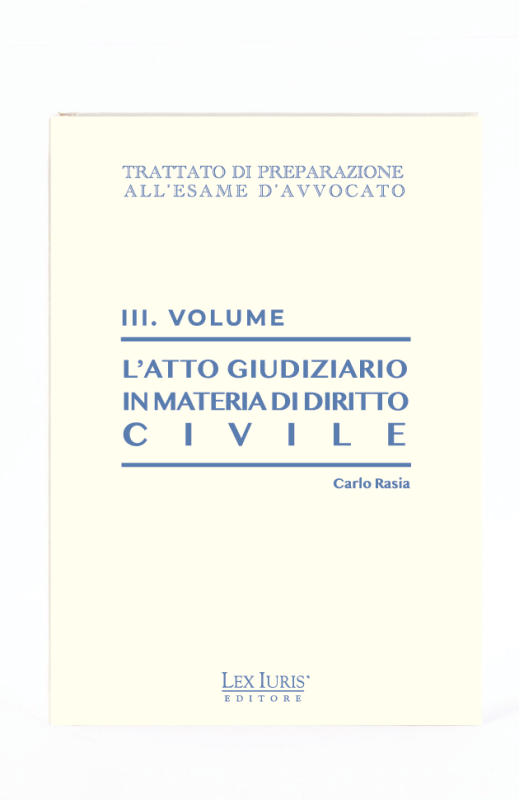 L'atto giudiziario in materia di diritto civile