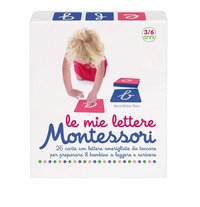 Le mie lettere. Montessori. 26 carte con lettere smerigliate da toccare per preparare il bambino a leggere e scrivere
