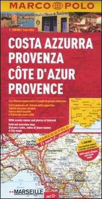 Costa Azzurra. Provenza 1:200.000