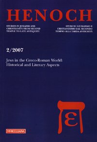 Henoch (2007). Vol. 2: Jews in the greco-roman world.
