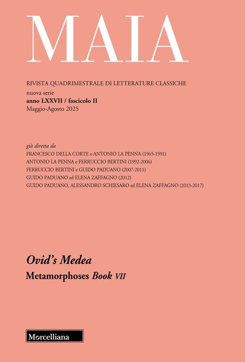 Maia. Rivista di letterature classiche