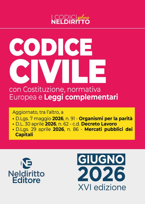Codice civile normativo plus 2026