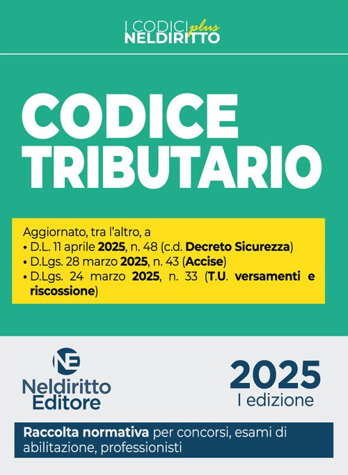 Codice di diritto tributario Plus 2025
