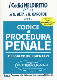 Codice di procedura penale e leggi complementari