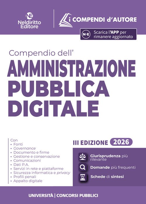 Compendio dell'Amministrazione pubblica digitale 2026