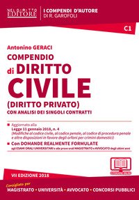 Compendio di diritto civile (diritto privato) con analisi dei singoli contratti