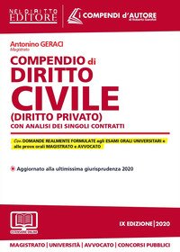 Compendio di diritto civile (diritto privato) con analisi dei singoli contratti