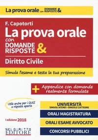 Diritto civile. La prova orale con domande & risposte