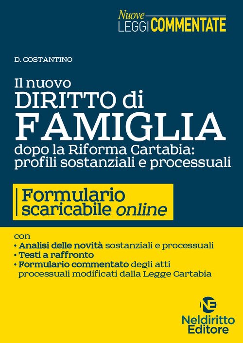 Il nuovo diritto di famiglia dopo la riforma Cartabia: profili sostanziali e processuali