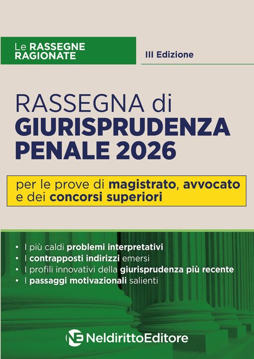 Rassegna ragionata di diritto penale 2026