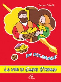 La vita di santo Stefano da colorare