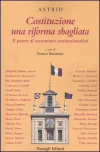 Costituzione una riforma sbagliata