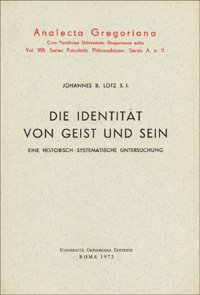 Die Identität von Geist und Sein