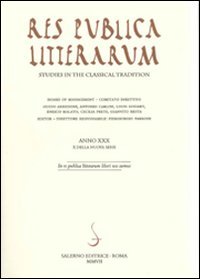 Res publica litterarum. Studies in the classical tradition 2007