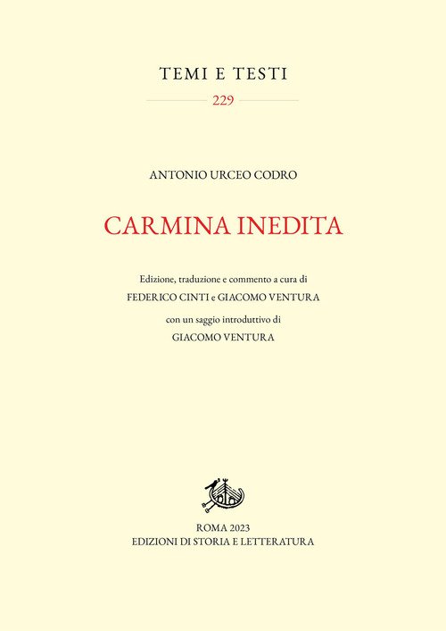 Carmina inedita