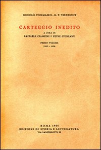 Carteggio inedito