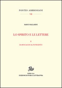 Lo spirito e le lettere