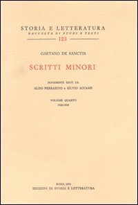Scritti minori