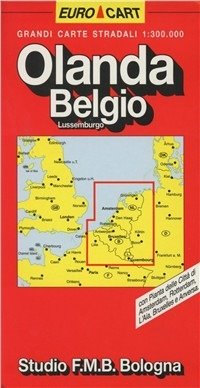 Olanda. Belgio. Lussemburgo 1:300.000