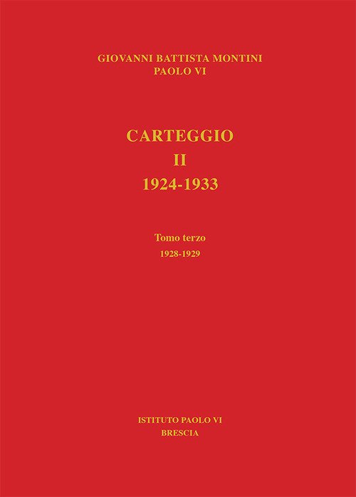 Carteggio 1924-1933