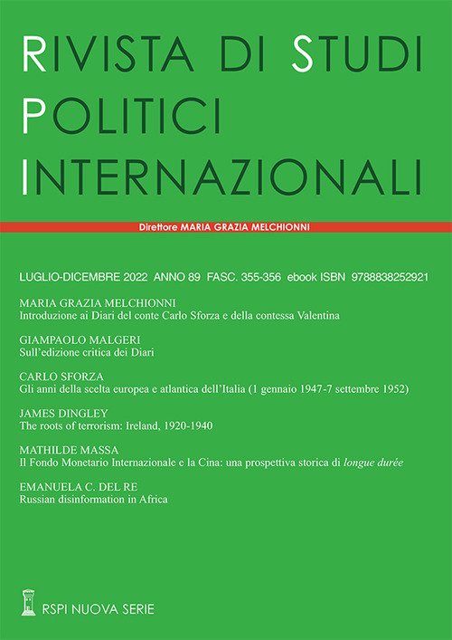 Rivista di studi politici internazionali