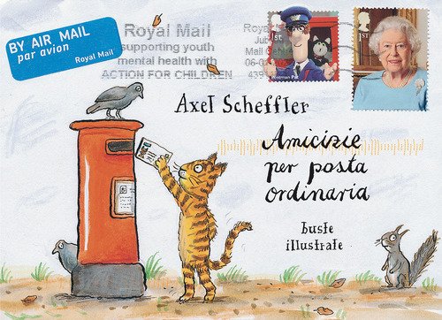 Amicizie per posta ordinaria. Buste illustrate