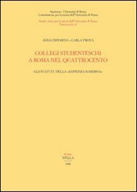 Collegi studenteschi a Roma nel Quattrocento