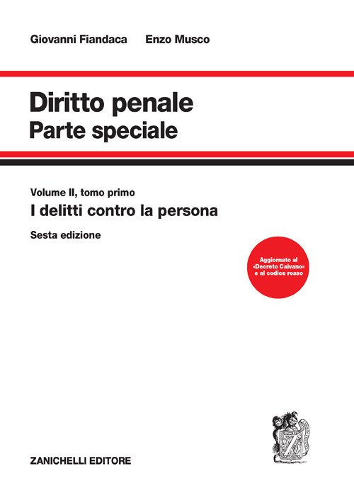 Diritto penale. Parte speciale