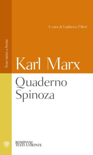 Quaderno Spinoza. Testo latino a fronte