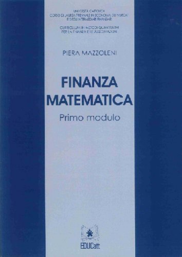 Finanza Matematica Primo Modulo
