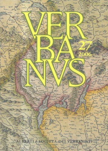 Verbanus. Rassegna per la cultura, l'arte, la storia del lago