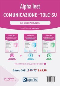 Alpha Test. Comunicazione. TOLC-SU. Kit di preparazione