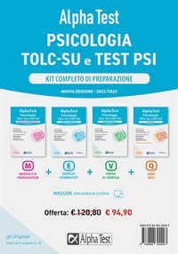 Alpha Test. Psicologia. TOLC. Kit completo di preparazione