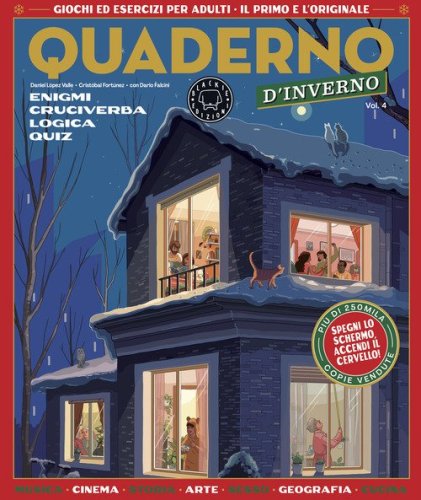 Quaderno di inverno. Giochi ed esercizi per adulti