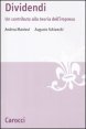 Dividendi - Un contributo alla teoria dell'impresa
