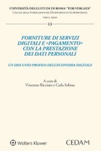 Forniture di servizi digitali e &laquo;pagamento&raquo; con la prestazione dei dati personali
