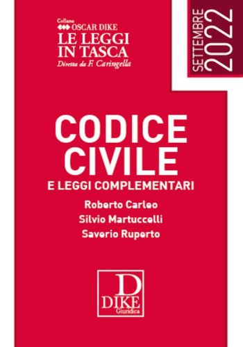 Codice civile e leggi complementari pocket