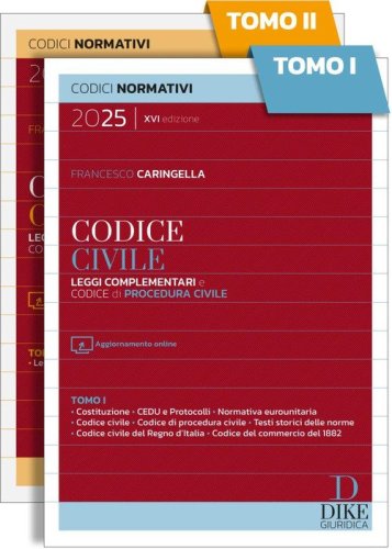 Codice civile. Leggi complementari e codice di procedura civile 2025