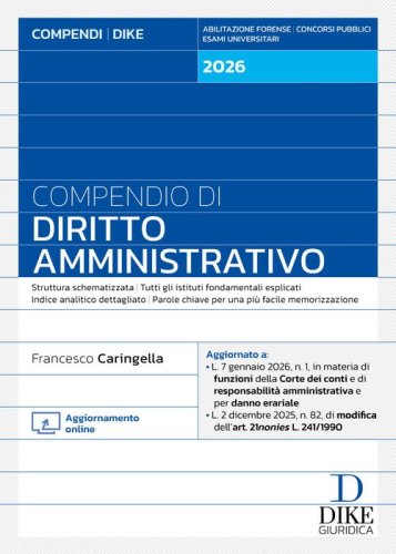 Compendio di diritto amministrativo 2026