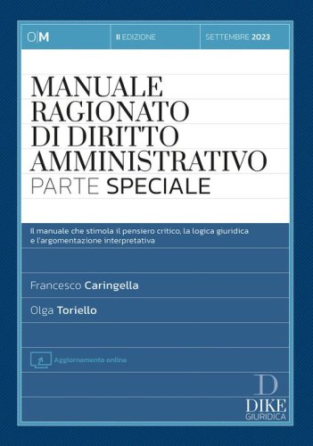 Manuale ragionato di diritto amministrativo. Parte speciale