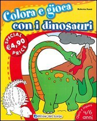 Colora e gioca con i dinosauri