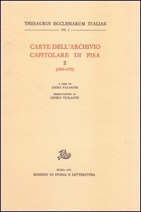 Carte dell'Archivio capitolare di Pisa