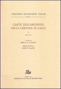 Carte dell'Archivio della Certosa di Calci