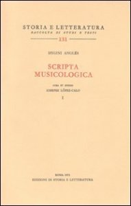 Scripta musicologica