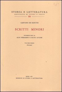 Scritti minori
