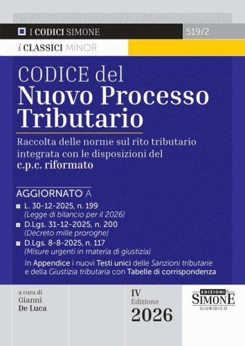 Codice del nuovo processo tributario